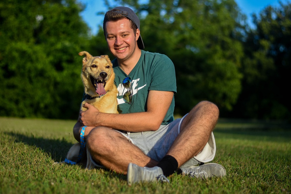 Camren Clouthier with Rex